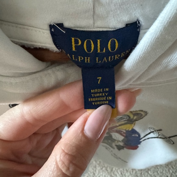 Polo by Ralph Lauren White Graphic Hoodie - Picture 3 of 3